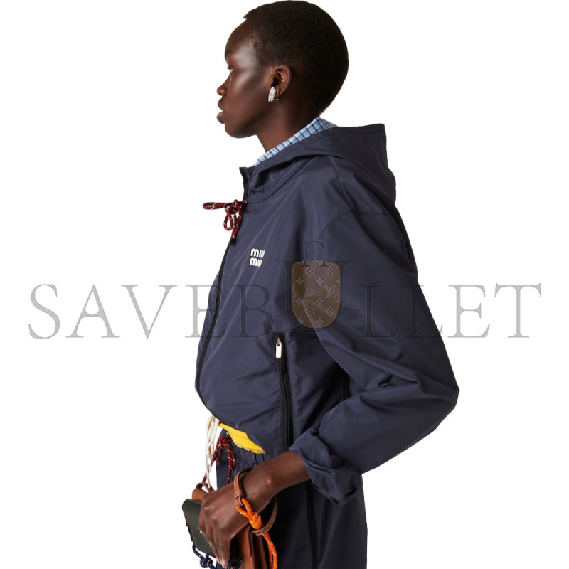 MIU MIU TECHNICAL FABRIC BLOUSON JACKET ML1054